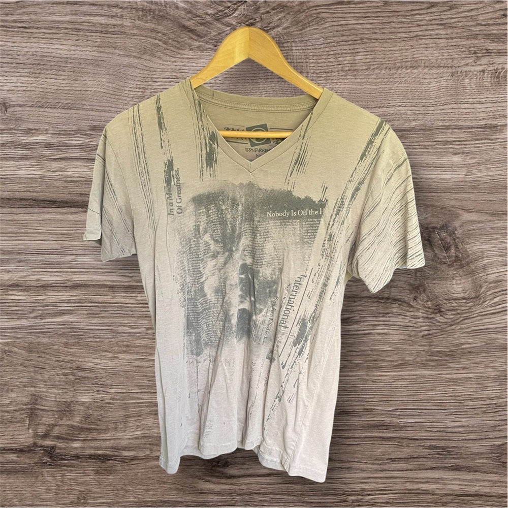 Ocean Current Brown Graphic Tee